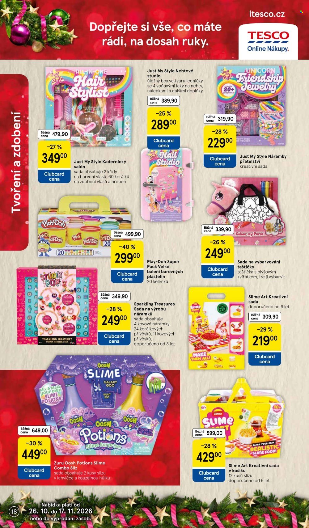 Leták TESCO hypermarket - 26.10.2026 - 17.11.2026. Strana 18