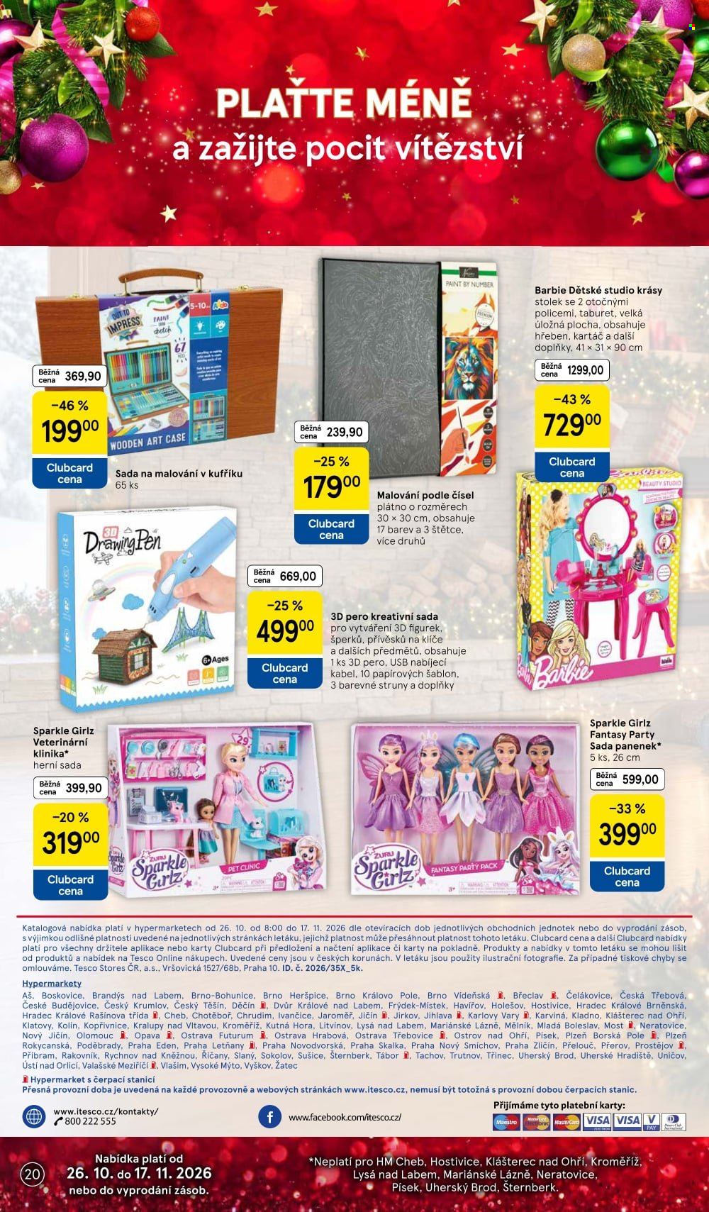Leták TESCO hypermarket - 26.10.2026 - 17.11.2026. Strana 20
