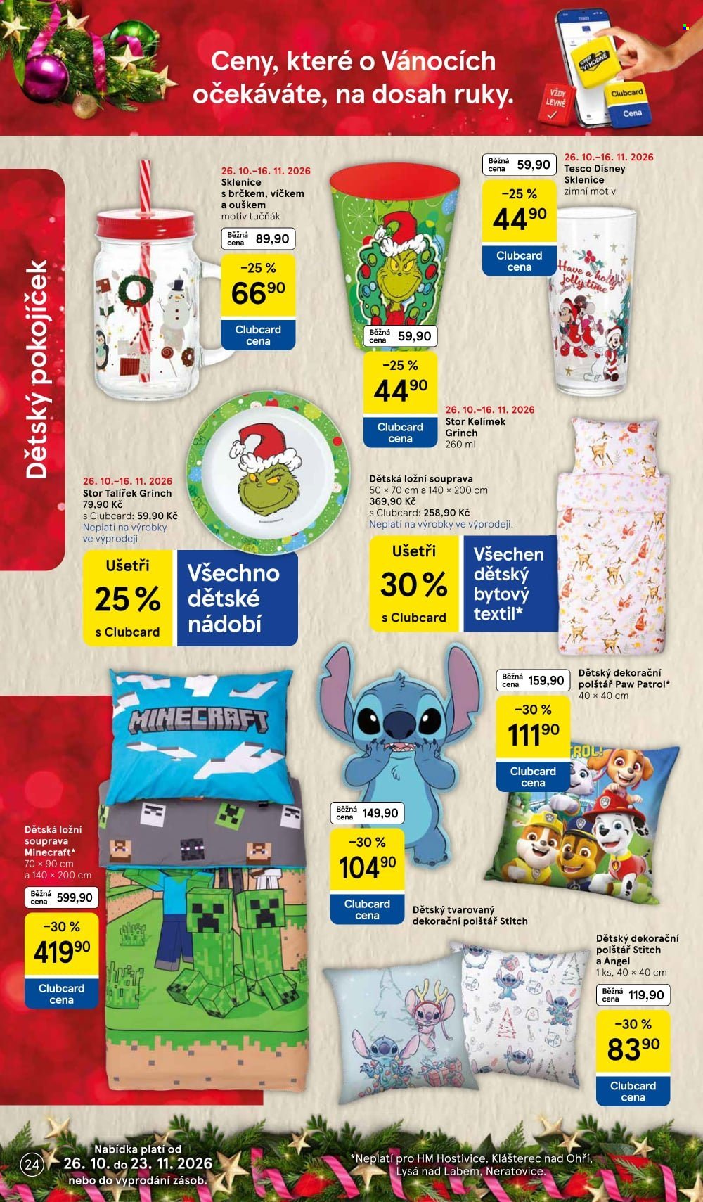 Leták TESCO hypermarket - 26.10.2026 - 17.11.2026. Strana 24
