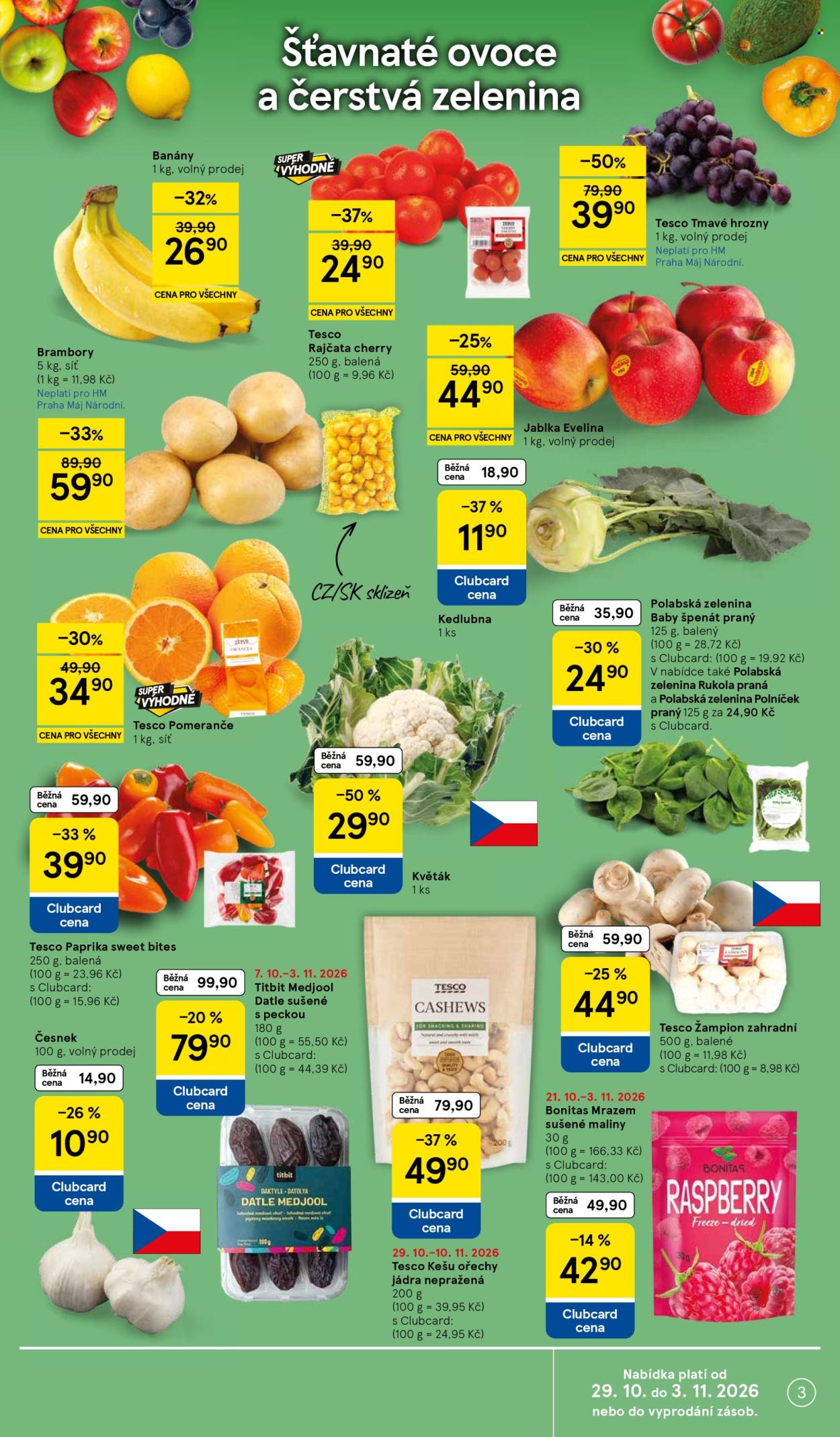 Leták TESCO - 29.10.2026 - 3.11.2026. Strana 3
