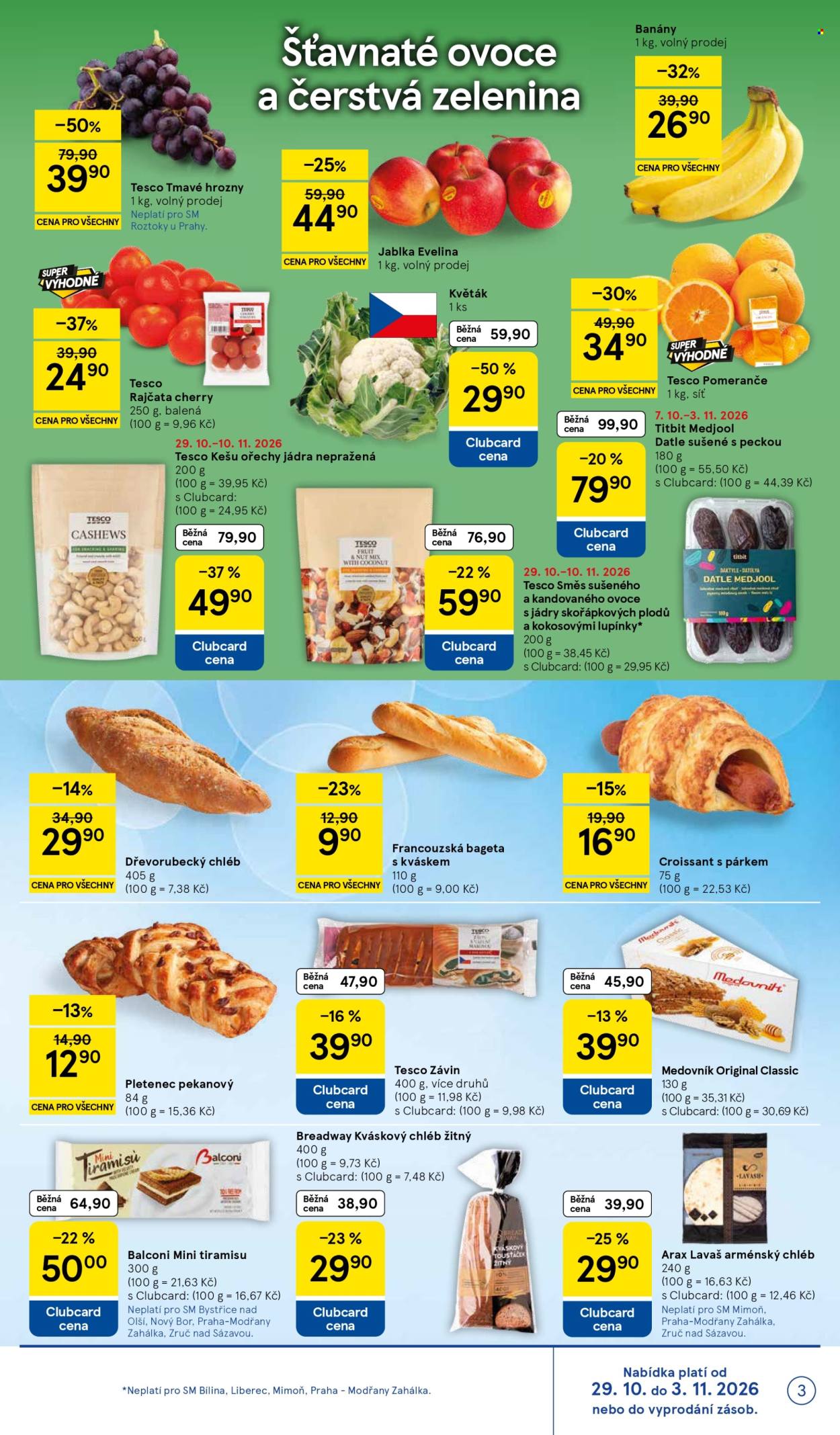 Leták TESCO supermarket - 29.10.2026 - 3.11.2026. Strana 3