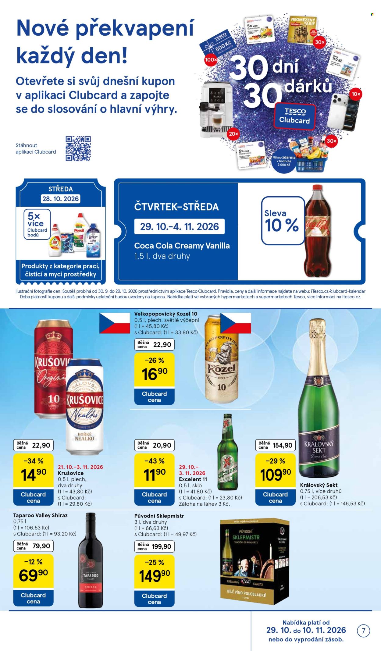 Leták TESCO - 29.10.2026 - 3.11.2026. Strana 7