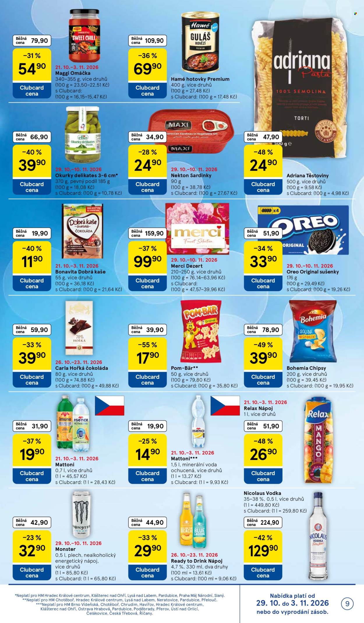 Leták TESCO - 29.10.2026 - 3.11.2026. Strana 9
