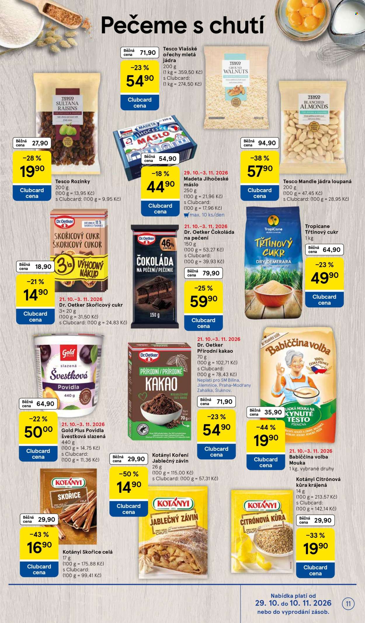 Leták TESCO supermarket - 29.10.2026 - 3.11.2026. Strana 11