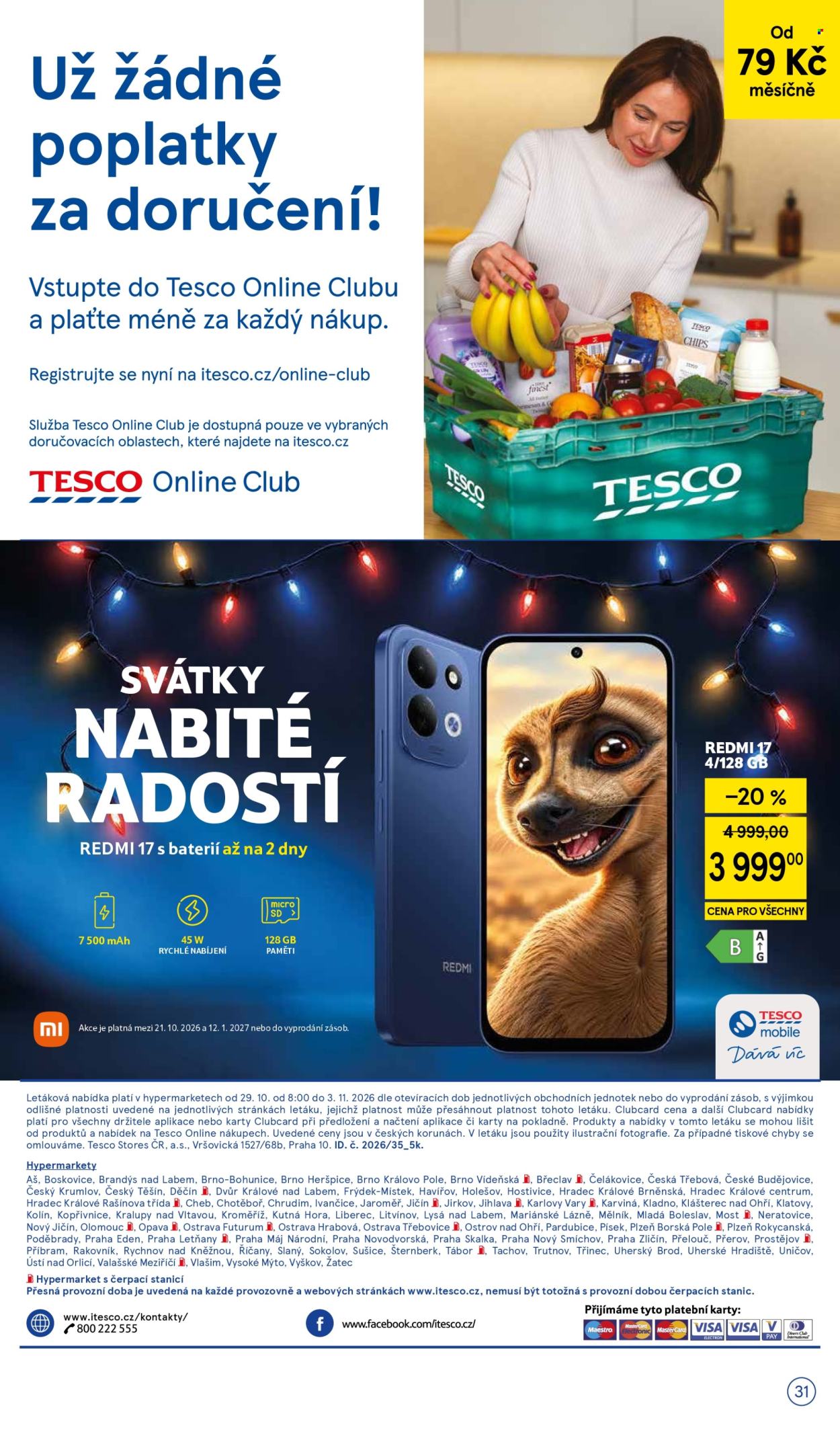 Leták TESCO - 29.10.2026 - 3.11.2026. Strana 31