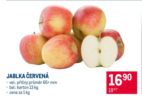 Jablka červená