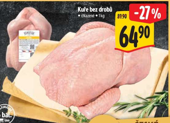 Kuře bez drobů