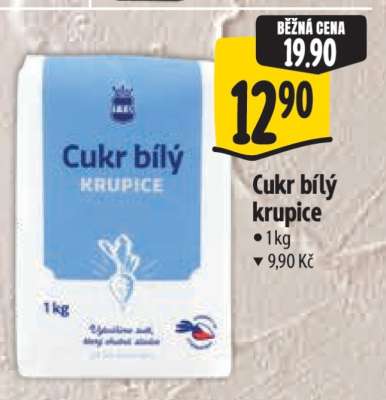 Cukr bílý krupice