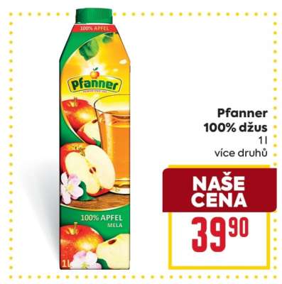 Pfanner 100% džus