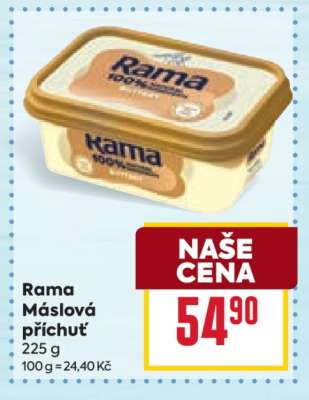 Rama máslová příchuť