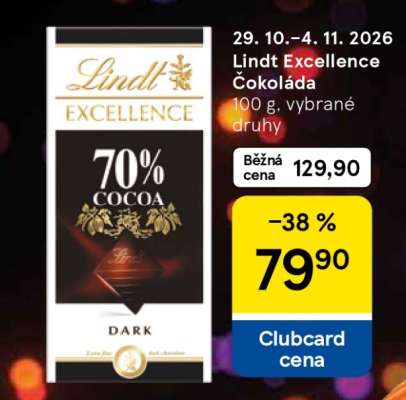Lindt Excellence Čokoláda