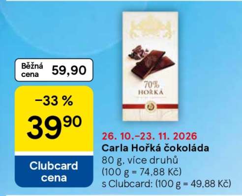 Carla Hořká čokoláda