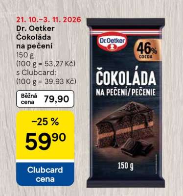 Dr. Oetker Čokoláda na pečení