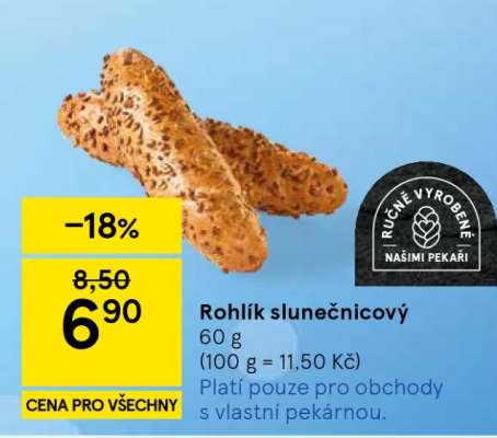 Rohlík slunečnicový