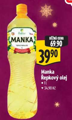 Manka Řepkový olej
