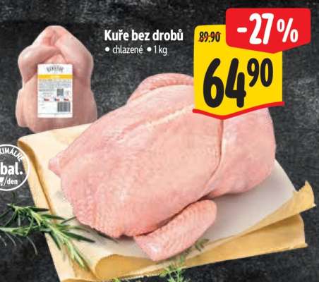 Kuře bez drobů