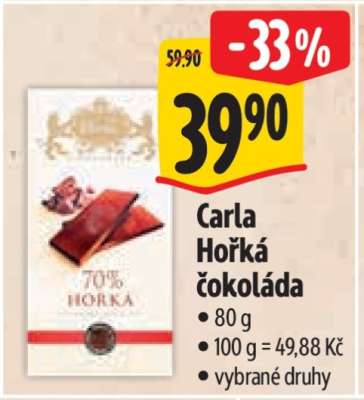 Carla Hořká čokoláda