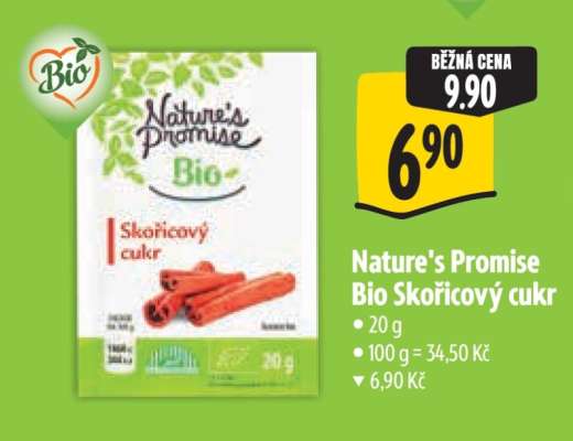 Nature's Promise Bio Skořicový cukr