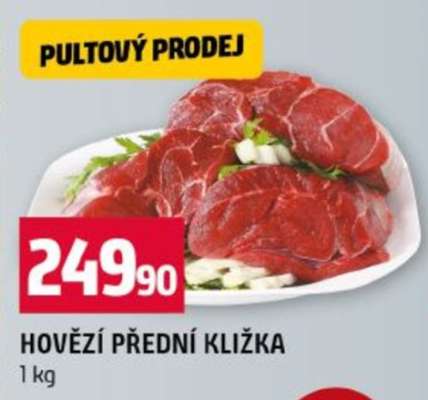 HOVĚZÍ PŘEDNÍ KLIŽKA*