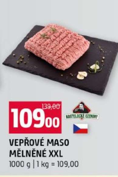 Vepřové maso mleté XXL