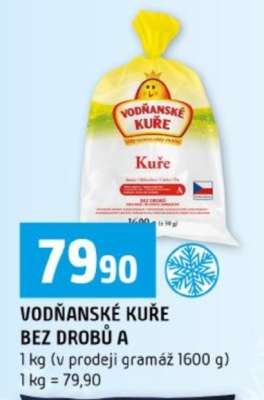 Vodňanské kuře bez drobů A