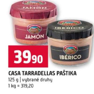 Casa Tarradellas paštika
