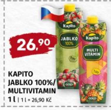KAPITO JABLKO 100%, MULTIVITAMIN