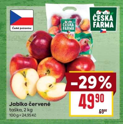 Jablko červené