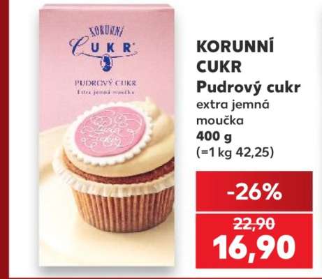 KORUNNÍ CUKR Pudrový cukr