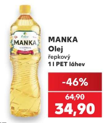 Manka olej řepkový