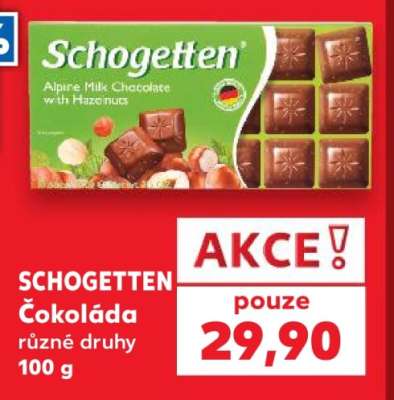 Schogetten Čokoláda