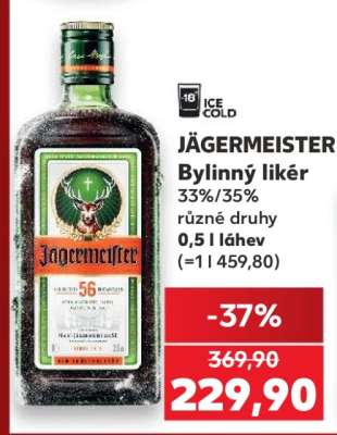 JÄGERMEISTER Bylinný likér