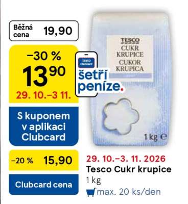 Tesco Cukr krupice