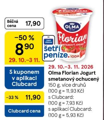 Olma Florian Jogurt smetanový ochucený
