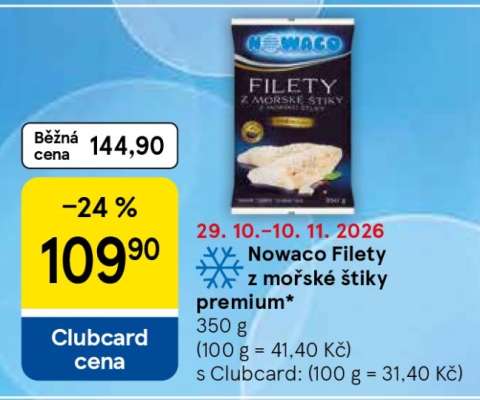 Nowaco Filety z mořské štiky premium