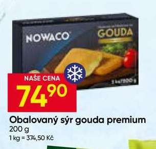Obalovaný sýr gouda premium