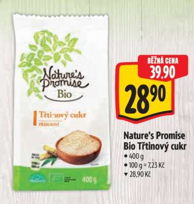Nature’s Promise Bio Třtinový cukr