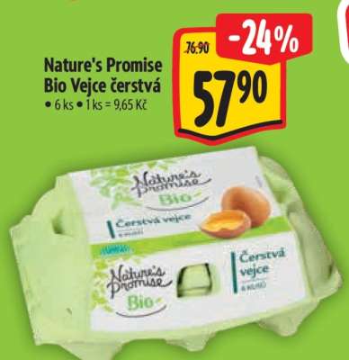 Nature’s Promise Bio Vejce čerstvá