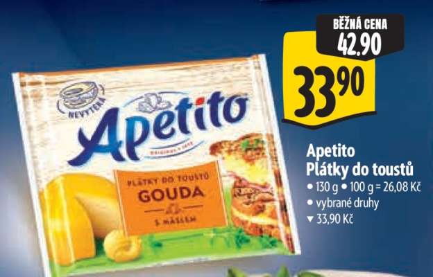 Apetito Plátky do toastů