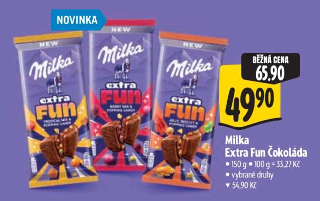 Milka Extra Fun Čokoláda