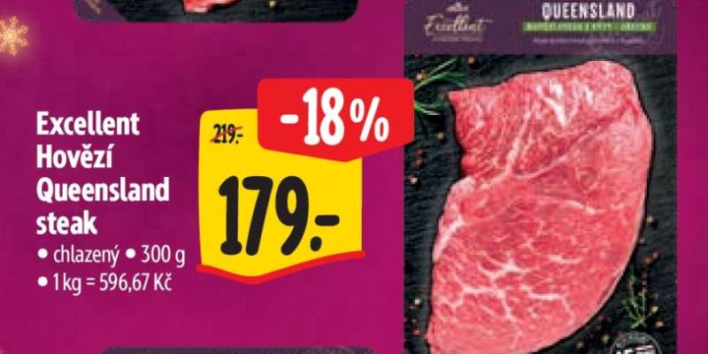 Excellent Hovězí Queensland steak