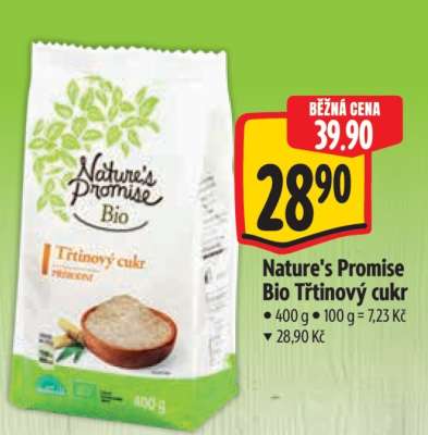 Nature’s Promise Bio Třtinový cukr