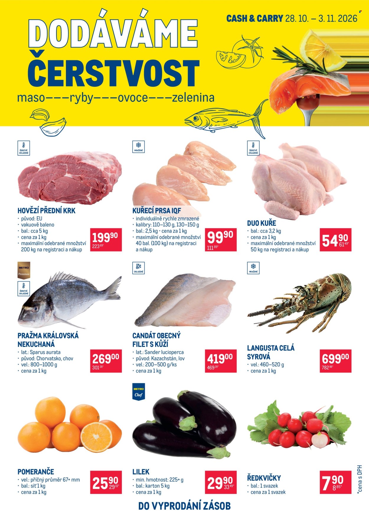 Leták MAKRO - 28.10.2026 - 3.11.2026. Strana 1