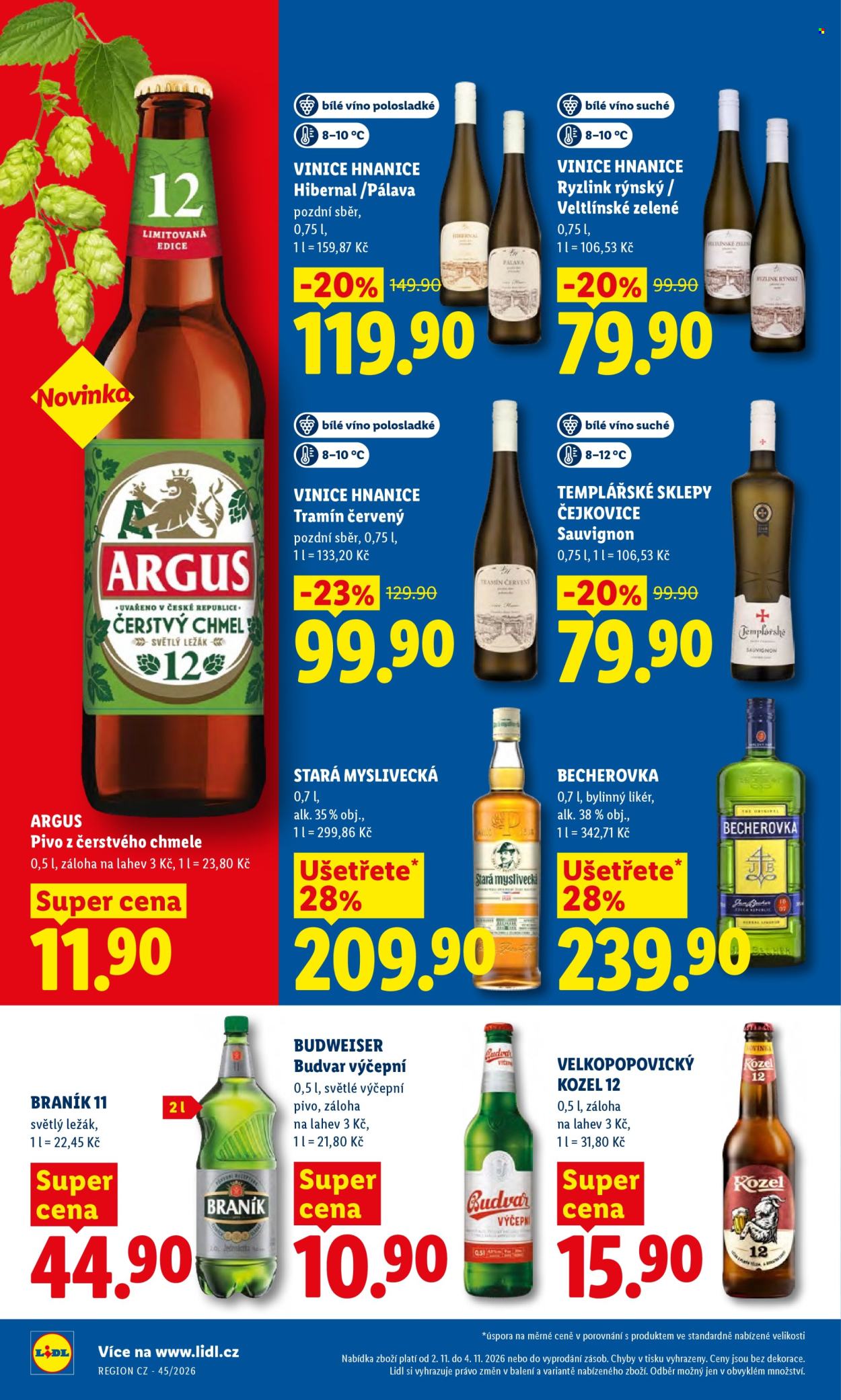 Leták Lidl - 2.11.2026 - 4.11.2026. Strana 32