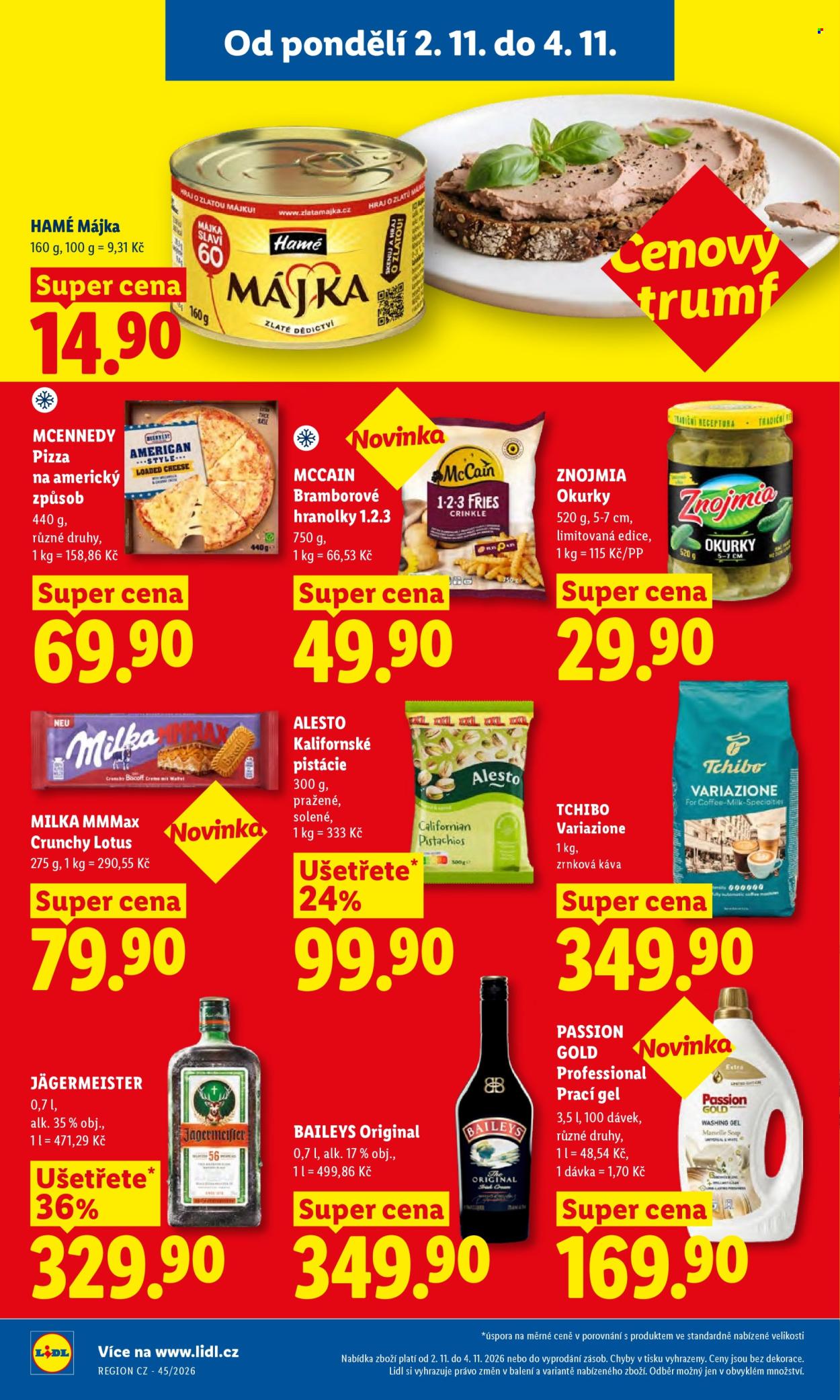Leták Lidl - 2.11.2026 - 4.11.2026. Strana 34