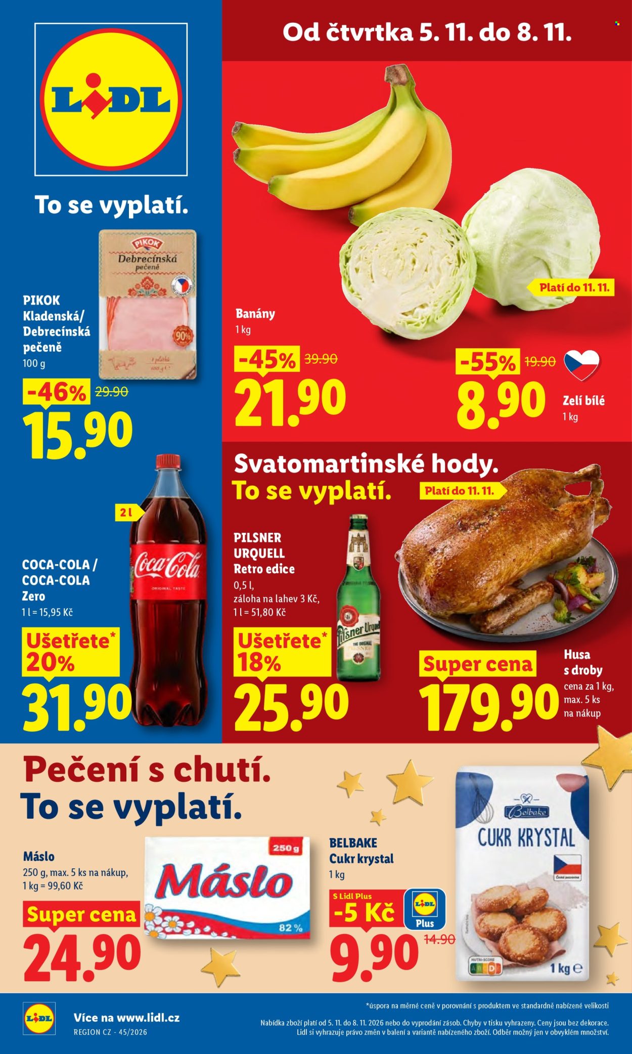 Leták Lidl - 5.11.2026 - 8.11.2026. Strana 1