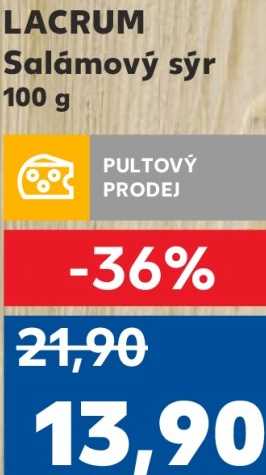 LACRUM Salámový sýr 100 g