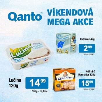 Leták Qanto market - 21.1.2022 - 23.1.2022.