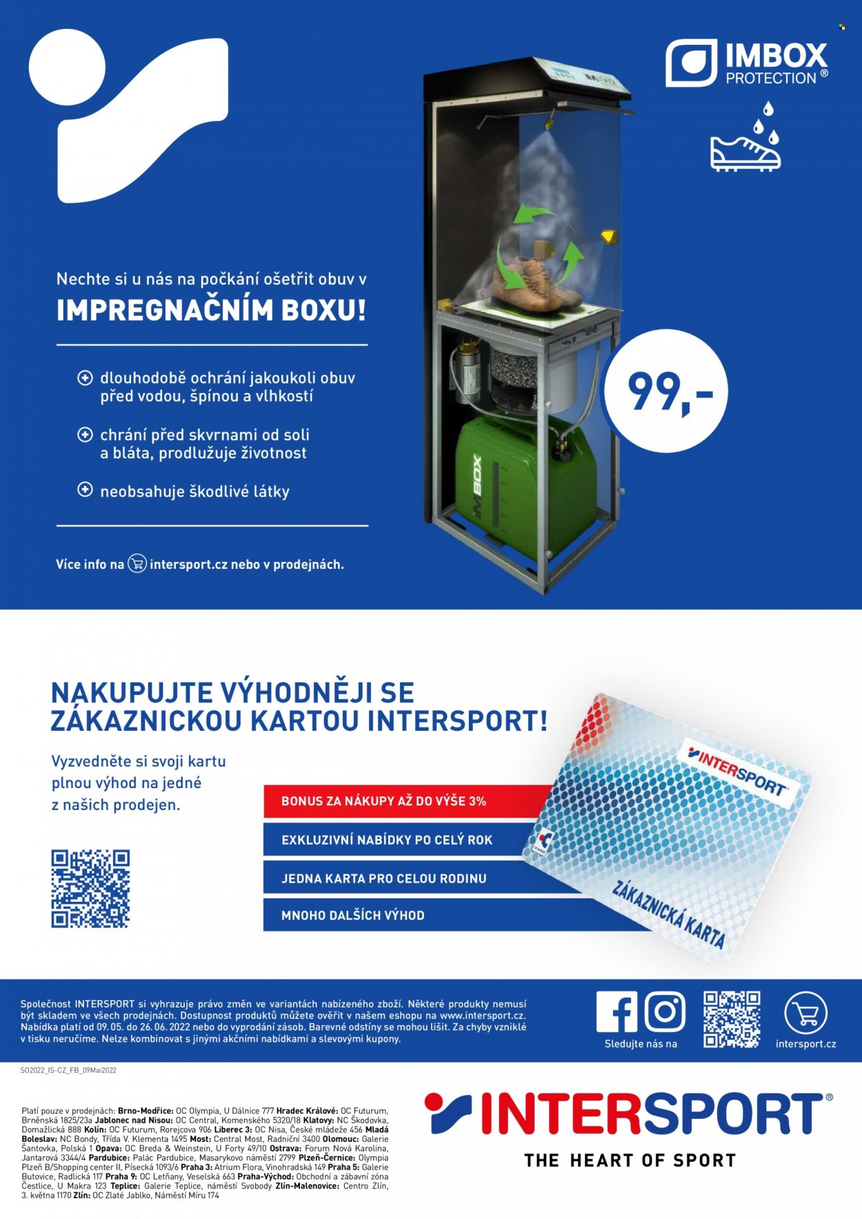 Leták INTERSPORT - 9. 5. 2022 - 26. 6. 2022. Strana 10.