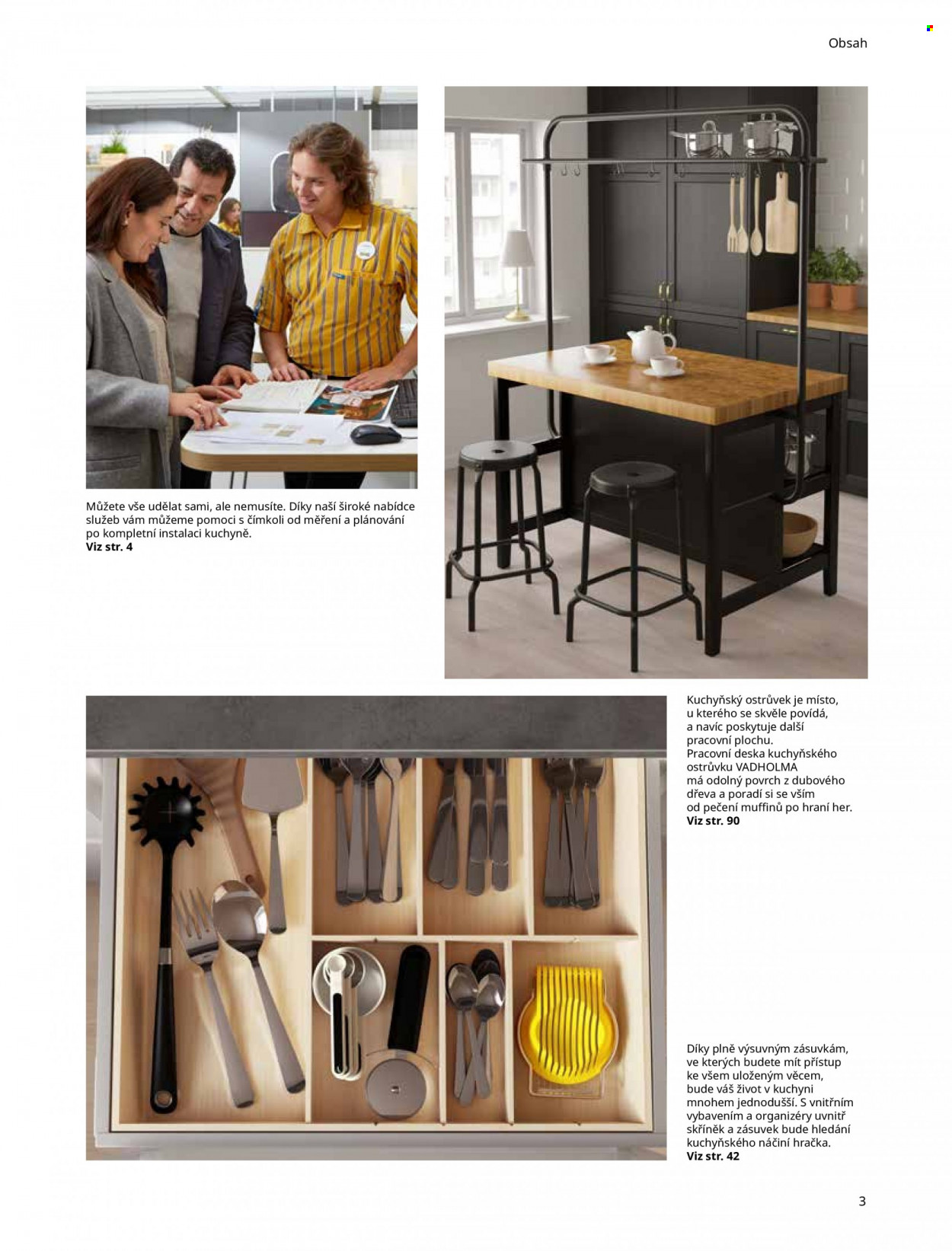 Leták IKEA - Produkty v akci - deska, pracovní deska. Strana 3.